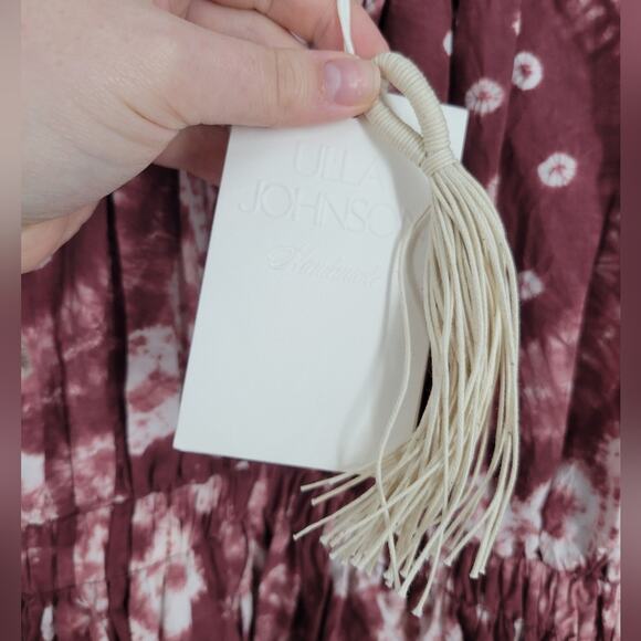 Ulla Johnson Handmade Syrah Shibori Martine Mini Dress 2 - Picture 9 of 13